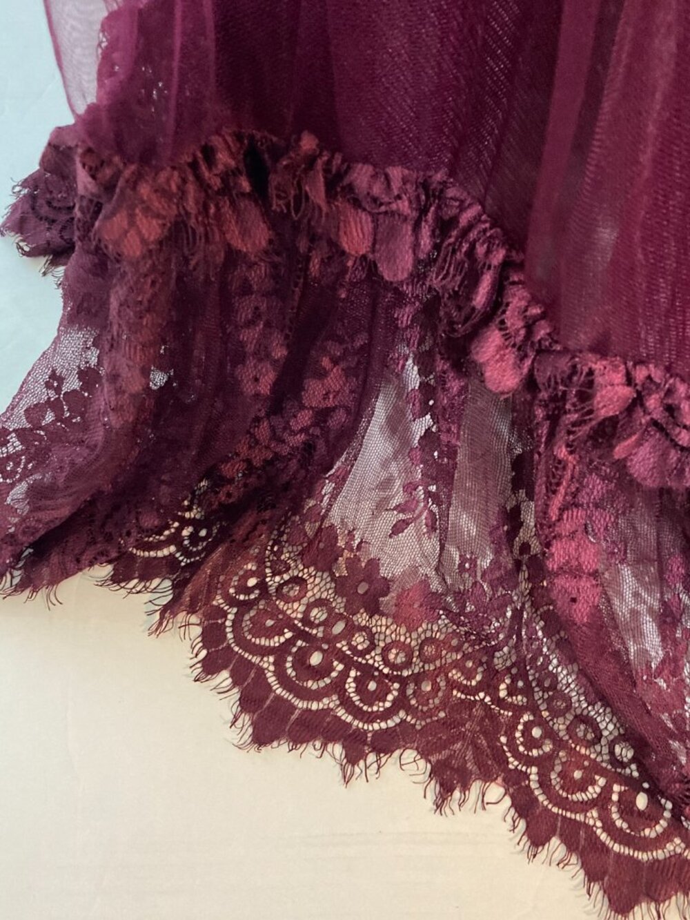 Dolls Kill Widow Dance with Death Maxi Dress - Burgundy - Picture 8 of 8